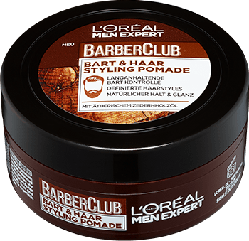Produktbild L'Oréal MEN EXPERT Barber Club Bart und Haar Styling Pomade